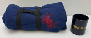 NRA-ILA Items Including Mug And Fleece Blanket (Both Like New)