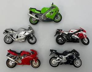 Group Of Misc. Miniature Die Cast Motorcycles