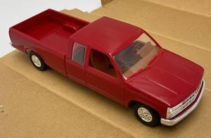 1993 AMT Ertl Promo Car Chevrolet C-1500 Extended Cab Victory Red (New Old Stock)