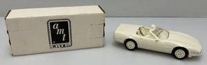1991 AMT Ertl Promo Car Corvette Convertible Cascade White (New Old Stock)