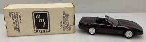 1992 AMT Ertl Promo Car Corvette Convertible Black Rose Metallic (New Old Stock)