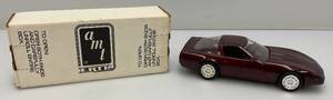 1993 AMT Ertl Promo Car 40TH Anniversary Corvette Convertible1 Ruby Red Mettallic (New Old Stock)