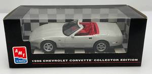 1996 AMT Ertl Promo Car Corvette Convertible Collector Edition Sebring Silver (New Old Stock)