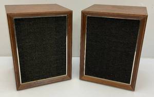 Vintage Wood Panasonic Re-7070 Speakers 8 12 x  9 x 2