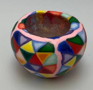 Vintage Abstract Glowing Candle 4