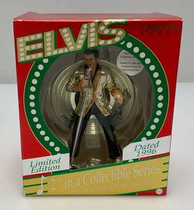 Elvis Presley Carlton Limited Edition Ornament Plays Santa Bring My baby back (New Old Stock)