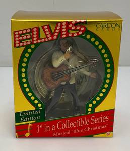 Elvis Presley Carlton Limited Edition Ornament Plays Blue Christmas (New Old Stock)