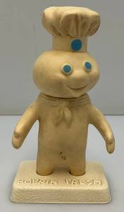 1971 Poppin Fresh Pillsbury Doughboy With Stand 7 12