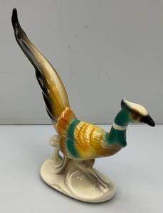 Vintage MCM Royal Copley Pheasant Statue 9 x 10 x 3