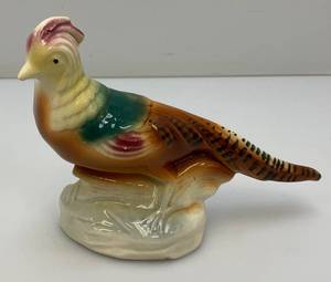Vintage MCM Royal Copley Pheasant Statue 2 x 5 x 7