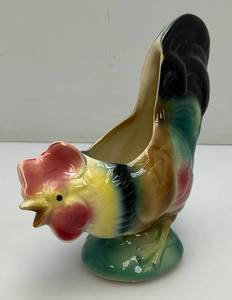 Vintage MCM Royal Copley Rooster Statue 3 x 7 x 7