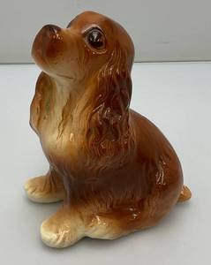 Vintage MCM Royal Copley 6 Tall Cocker Spaniel Puppy Sitting Figurine