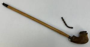 Vintage Unique Large Pipe 28 Needs Repair