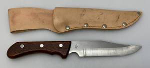 Precision Hollow Ground Hunting Knife Made In Japan With Sheath 5 34 Blade