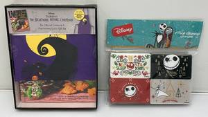 Nightmare Before Christmas Official Cookbook And Entertaining Guide Gift Set & Cleaning Sponges (Both New Old Stock)