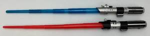 Two Vintage Collectible STAR WARS Lightsabers
