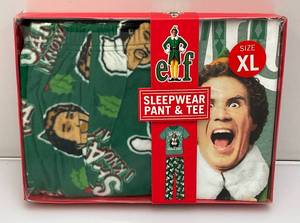 Collectible ELF Sleepware, Pants And Tee Size XL (New Old Stock)