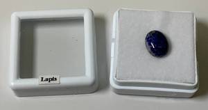 38 Oval Lapis  In Protective Case