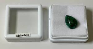 12 Tear Drop Malachite In Protective Case