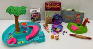 Misc. Vintage Toys Including Polly Pockets And More
