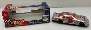 Collectible Winners Circle 124 Scale Die Cast Nascar DALE EARNHARDT SR. #3 Silver Colored (Loose In Original Box)