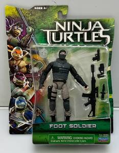 2014 Teenage Mutant Ninja Turtles Movie Foot Soldier Basic Action Figure (New On Card)