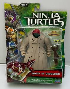 2014 Playmates TMNT Raph In Disguise Action Figure (New On Card)