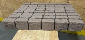 BEUTA Lot of 2 Cases of- 47.5 in. x 6.5 in. x 4 in. Sand Stone (Section) Faux Stone Plastic Garden Edging (4 pieces per case for a total of 8) MSRP $360