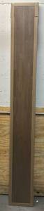HARDWOOD REFLECTIONS Solid Wood Butcher Block Shelf 96 in. WX 12 in. DX 1.5 in. Hin Walnut Stain Hevea UV Finish. Msrp $209.00