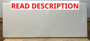Furinno Pessac White Queen Upholstered Bed Frame Msrp $179.00