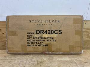 Steve Silver Portland Grey 24 in. Counter Stool (Set of 2)