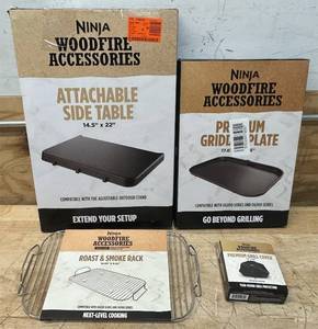 Ninja WoodFire Accessories Griddle, Table, Rack, Cover