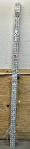 ClosetMaid ShelfTrack 84 in. L White Standard Support Bracket Hang Tracks, Shelving Hardware Msrp $287.76 12 tracks