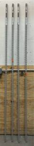 MaxLoad 80 in. L Chrome Standard Support Bracket Shelf Tracks Msrp $119.92 4 tracks