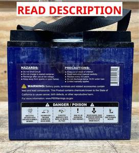 MightMax Battery Model ML35-12 GEL 12 Volt 35 Amp Hr.