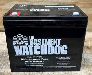 Basement Watchdog Maintenance Free (AGM) Standby Battery Msrp $209.00