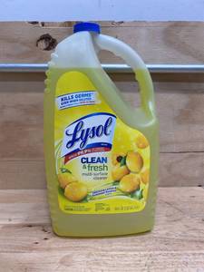 Lysol Clean & fresh Lemon Scent Multi-Purpose Cleaner Liquid 144 oz