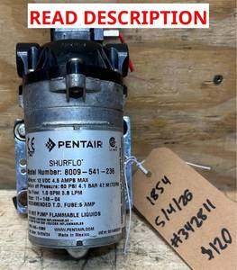 Shurflo On-Demand Sprayer Diaphragm Pump - 1 GPM, 60 PSI, 12 Volt, Viton Valves, Model# 8009-541-236 #342811 Msrp $119.99