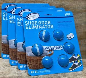 AirJungles Shoe Odor Eliminator 6PK lot of 4