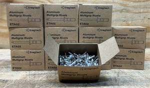 Enegitech Aluminum Multigrip Rivets ETA02 lot of 12