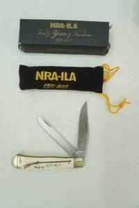 Stone River NRA-ILA 40th anniversary commemorative trapper pocket knife