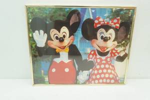 Vintage Mickey & Minnie Mouse Photo Print 20x 16