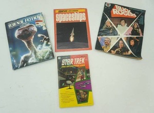 Vintage Space Themed Books & Magazines. Star Trek, Science Fiction Movies, Buck Rogers