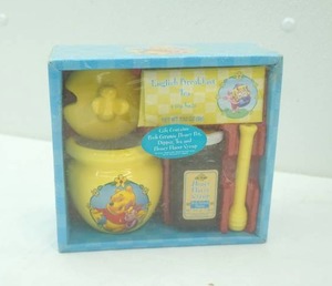 Winnie The Pooh ceramic honey pot and tea gift set (unopened)