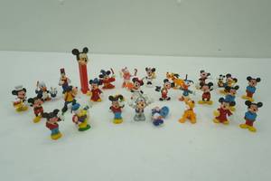 Collection of vintage Disney Character Figurines. Approx 2 tall