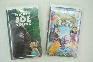 Disney VHS Tapes Mighty Joe Young Sleeping Beauty (unopened)