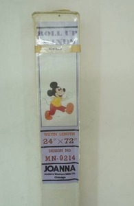 Vintage unopened Mickey Mouse Roll Up Blinds. 24x 72