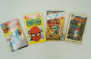 Vintage Comic Books. the Amazing Spider-Man DC The Superman Story Captain America Spider-Man 2. 1970s1980s