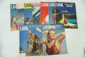 Vintage Look magazine collection. 1940s
