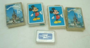 Vintage Walt Disney World & Mickey Mouse Playing Cards (some unopened)